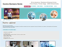 Tablet Screenshot of dentistemohammedia.com
